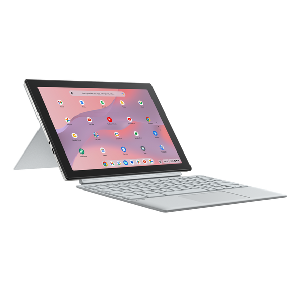 ASUS Chromebook Detachable 10.5-inch 2-in-1 in Fog Silver