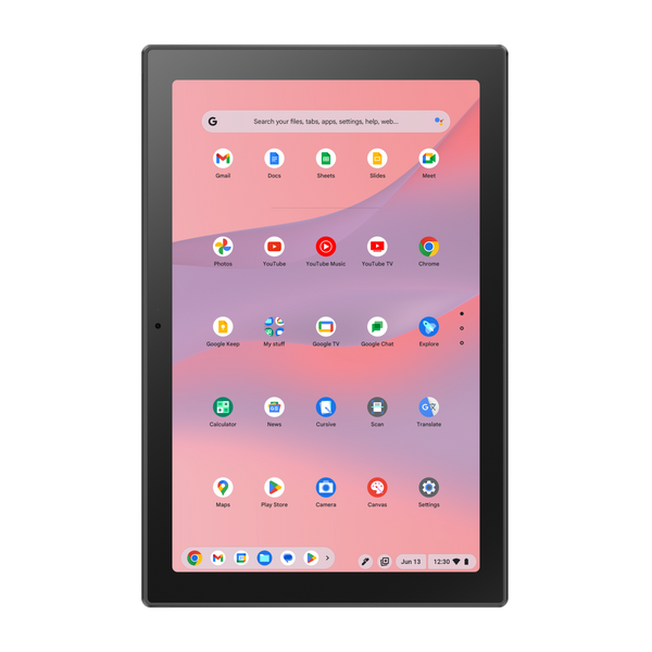 ASUS Chromebook Detachable 10.5-inch 2-in-1 in Fog Silver