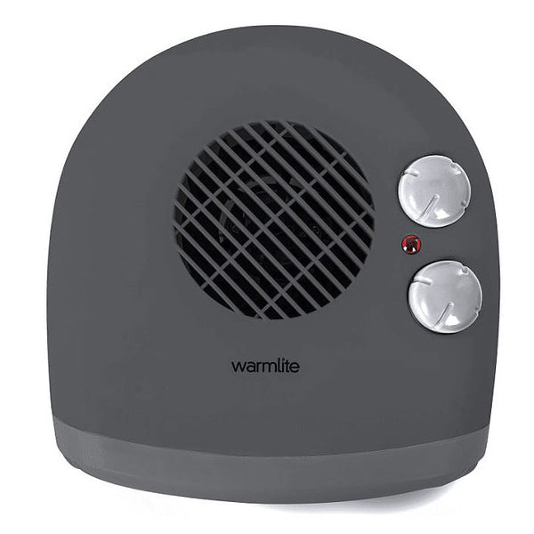 Warmlite WL44004DT 2000W flat fan heater in Dark Titanium - product view