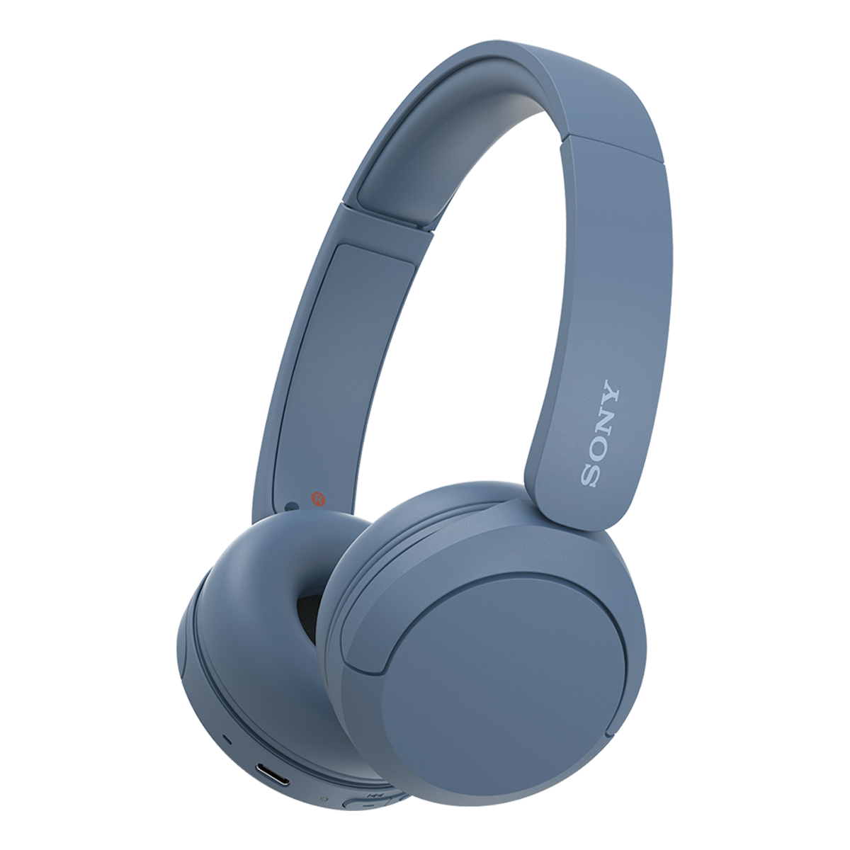 Sony WH-CH520 Wireless On-Ear Headphones - Blue - official product image