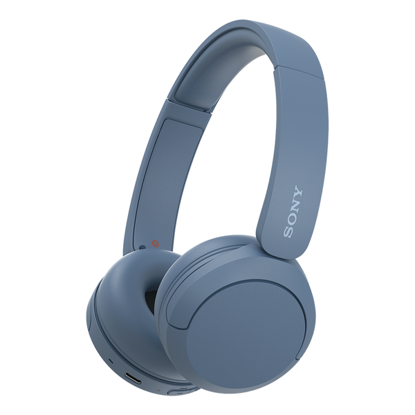 Sony WH-CH520 Wireless On-Ear Headphones - Blue - official product image