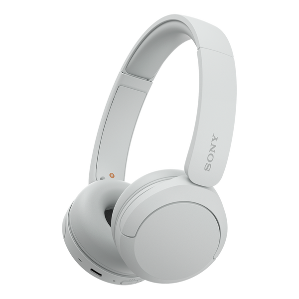Sony WH-CH520 Wireless On-Ear Headphones - White - official product image