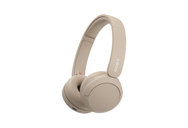 Sony WH-CH520 Wireless On-Ear Headphones - Beige - product view