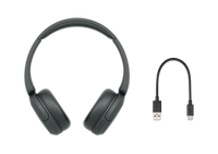Sony WH-CH520 Wireless On-Ear Headphones - Black - product view