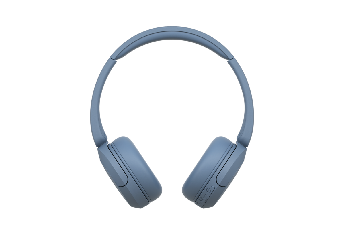 Sony WH-CH520 Wireless On-Ear Headphones - Blue - product view