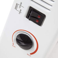 Warmlite WL41007 convection heater control panel close-up