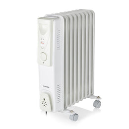 Warmlite 2000W 9-Fin Oil Filled Radiator White | WL43004YW