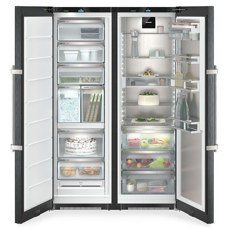 Liebherr XRFbs 5295 Peak BioFresh Side‑by‑Side Fridge‑Freezer | 663 L (BlackSteel) – view 4