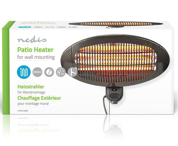 Nedis 2000W Wall Mounted Patio Heater