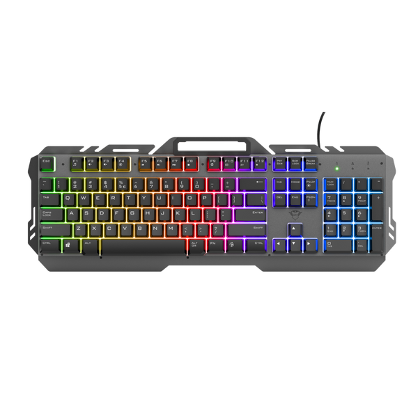 Trust GXT853 Esca Metal Rainbow Gaming Keyboard