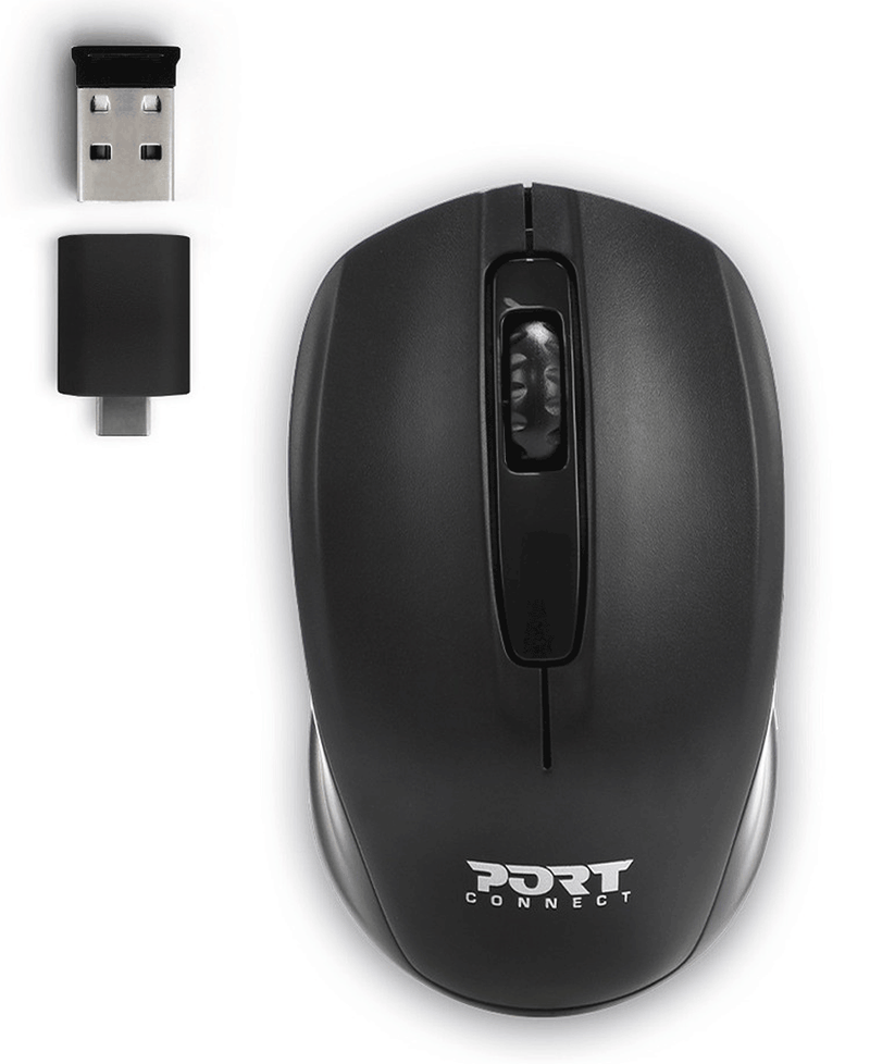 Port Designs Premium Bundle | 15.6" Laptop Carry Case & Wireless Mouse