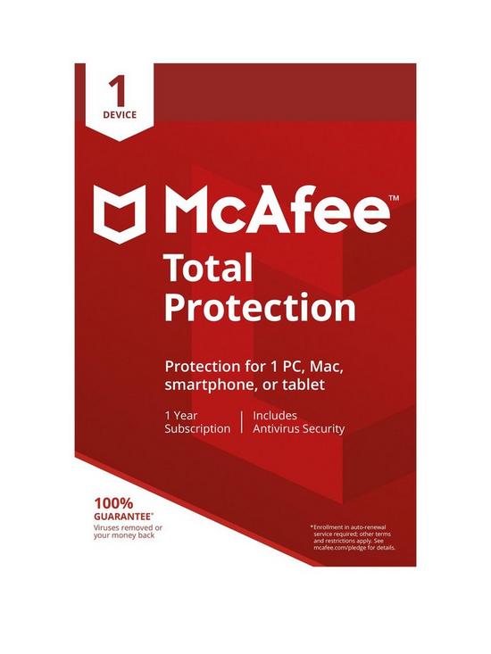 McAfee Total Protection | 1 Device | 1 Year Subscription
