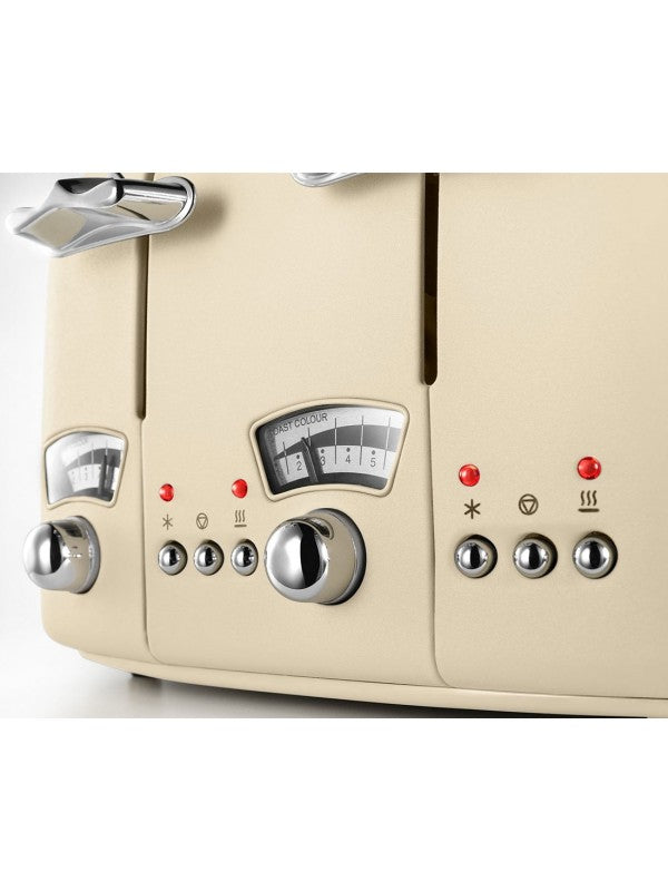 DeLonghi Argento Toaster | Flora Cream