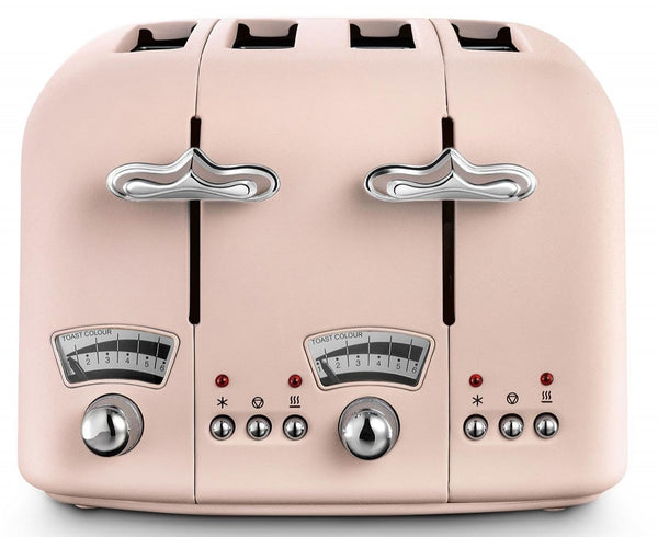 DeLonghi Argento Toaster | Flora Pink