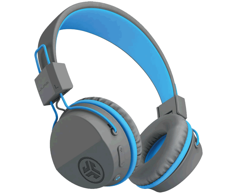 JLAB JBuddies Studio Wireless Headphones | Grey / Blue