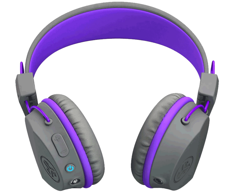 JLAB JBuddies Studio Wireless Headphones | Grey / Purple