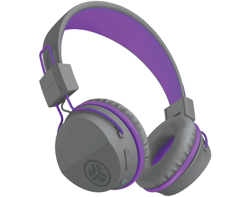 JLAB JBuddies Studio Wireless Headphones | Grey / Purple