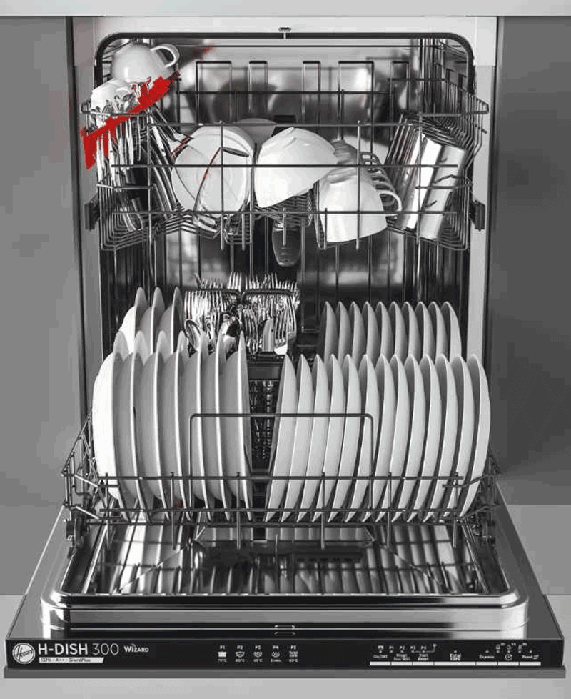 Hoover 13 Place Integrated Dishwasher | HRIN2L360PB-80