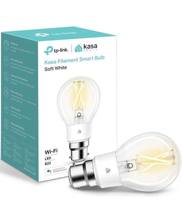 TP-Link Kasa Filament Smart Bulb | Soft White | Bayonet