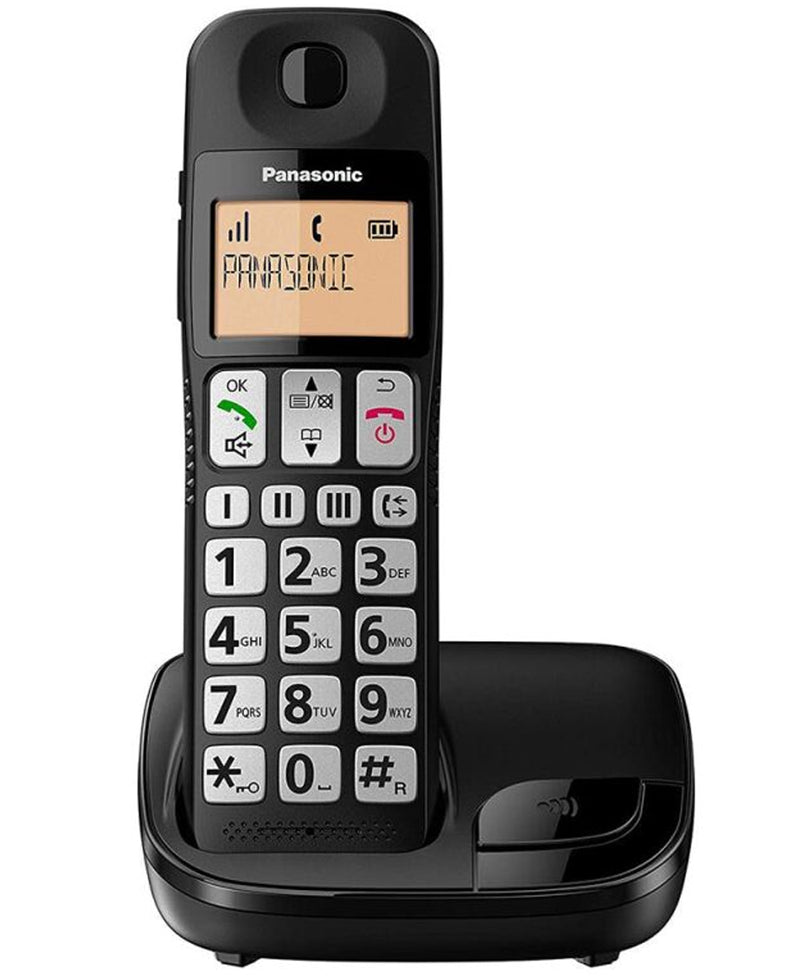 Panasonic KX-TGE112 Big Button Cordless Phone | Twin Pack