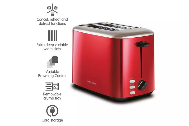 Morphy Richards Equip 2 Slice Red Toaster | 222066