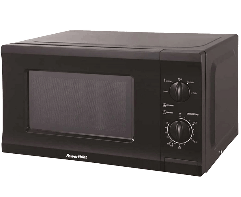 Powerpoint 700W Black Microwave | P22720CPMBL
