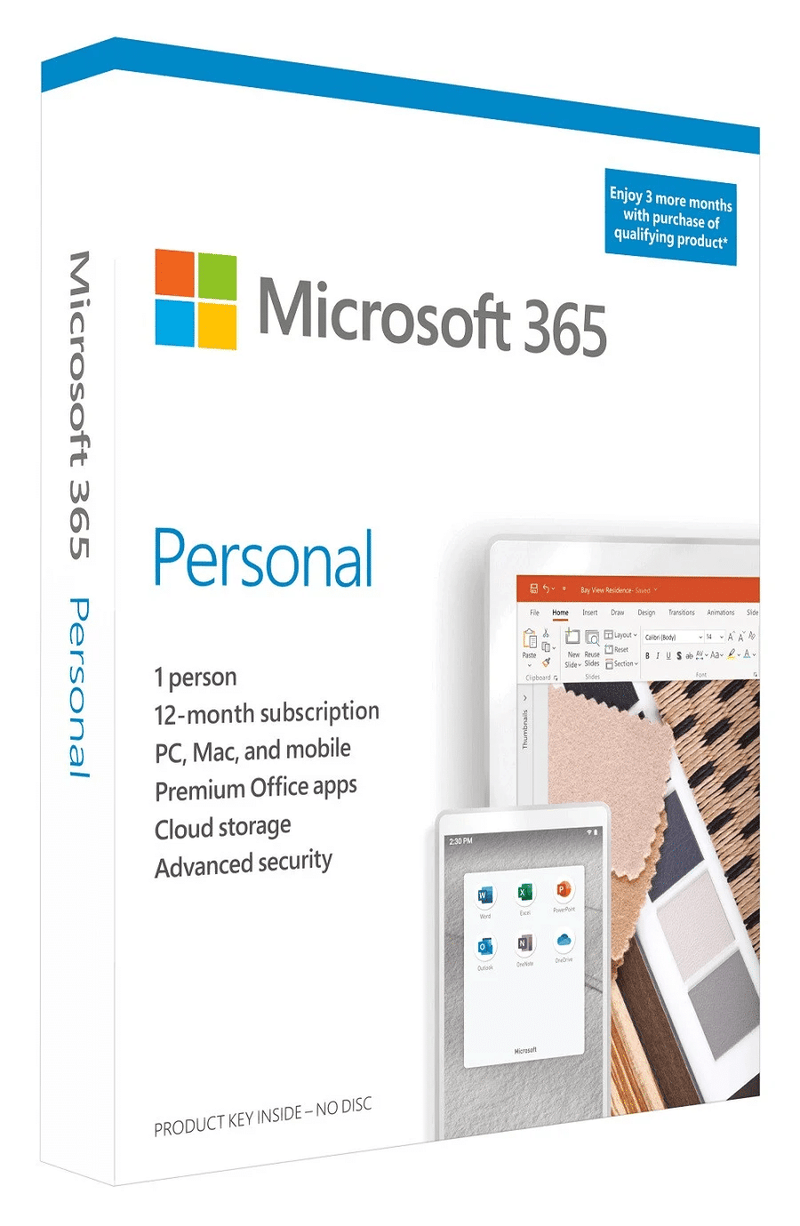 Microsoft Office 365 | Personal | 1 Year Subscription