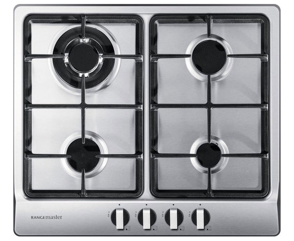 Rangemaster 58cm 4 Ring Gas Hob | RMB60HPNGFSS