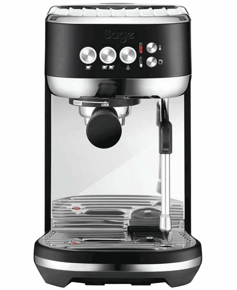 Sage Espresso The Bambino Plus Coffee Machine Black Truffle | SES500BTR4GUK1