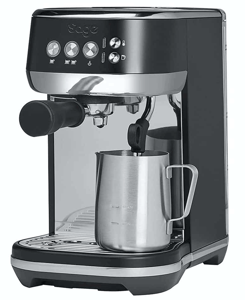 Sage Espresso The Bambino Plus Coffee Machine Black Truffle | SES500BTR4GUK1