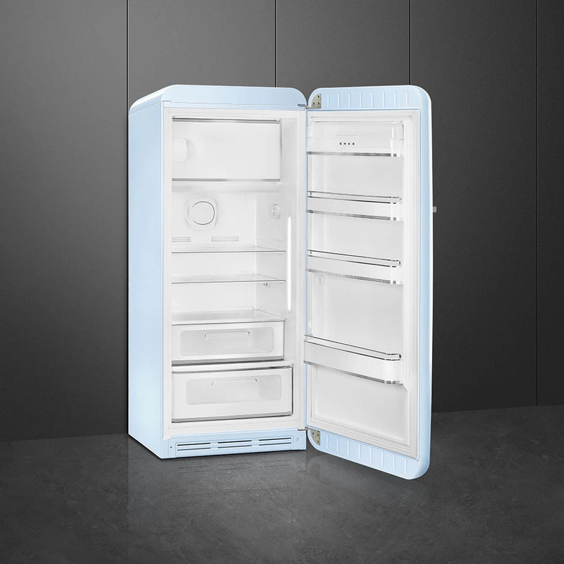 Smeg 50's Style 60cm Freestanding Fridge Freezer | Pastel Blue
