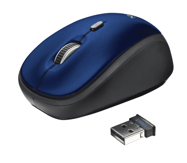 Trust Yvi Optical Wireless Mouse | Blue