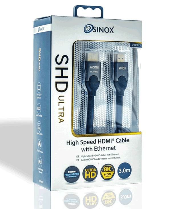 Sinox 8K HDMI 2.1 Cable | 3 Metres