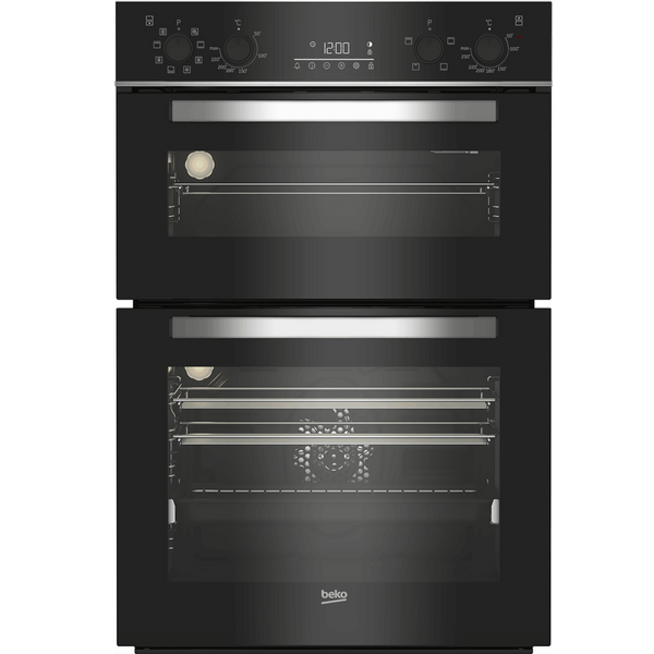 Beko 60cm Built-in High Specification RecycledNet™ Double Oven | BBDM243BOC Beko Oven Euronics Ireland