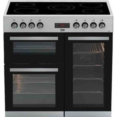 Beko 90cm Electric Range Cooker | KDVF90 Beko Range Cooker Euronics Ireland