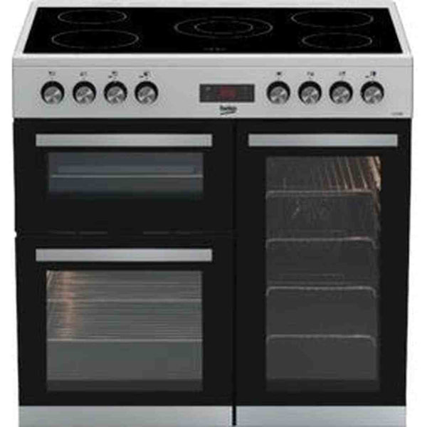 Beko 90cm Electric Range Cooker | KDVF90 Beko Range Cooker Euronics Ireland