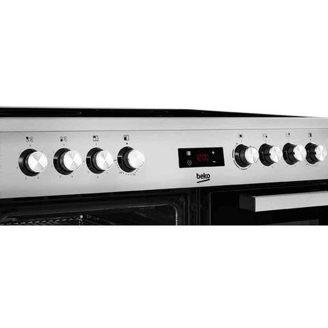 Beko 90cm Electric Range Cooker | KDVF90 Beko Range Cooker Euronics Ireland