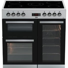 Beko 90cm Electric Range Cooker | KDVF90 Beko Range Cooker Euronics Ireland