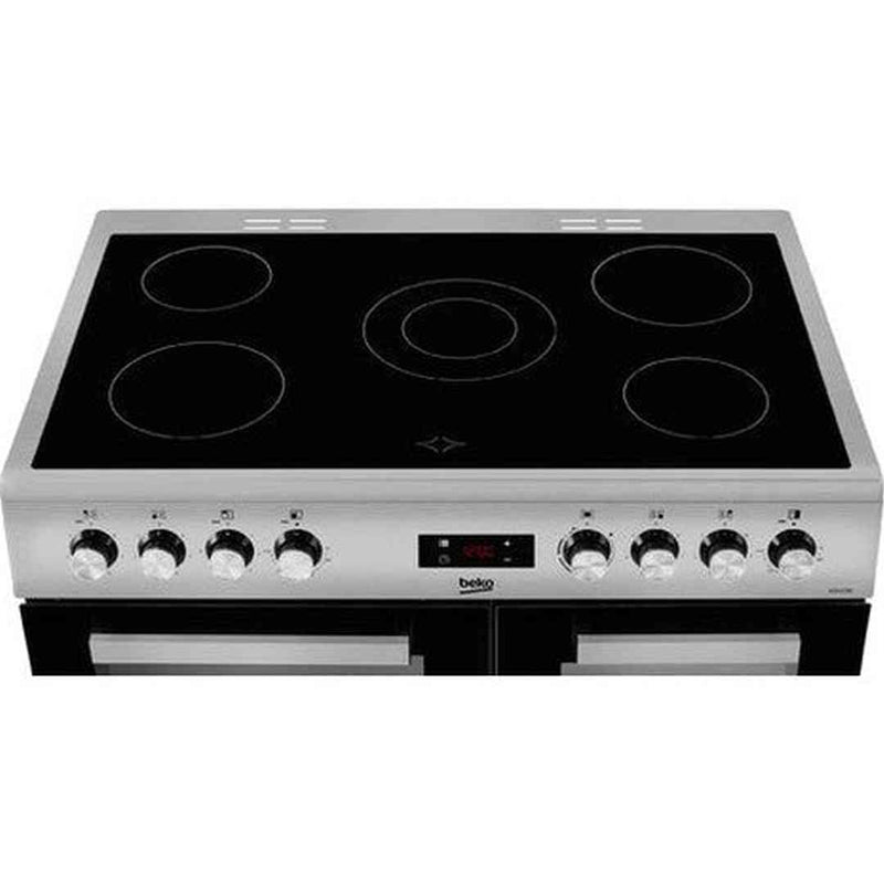 Beko 90cm Electric Range Cooker | KDVF90 Beko Range Cooker Euronics Ireland