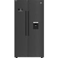 Beko Freestanding American Style Fridge Freezer HarvestFresh | ASD2341VB Beko Fridge Freezer Euronics Ireland