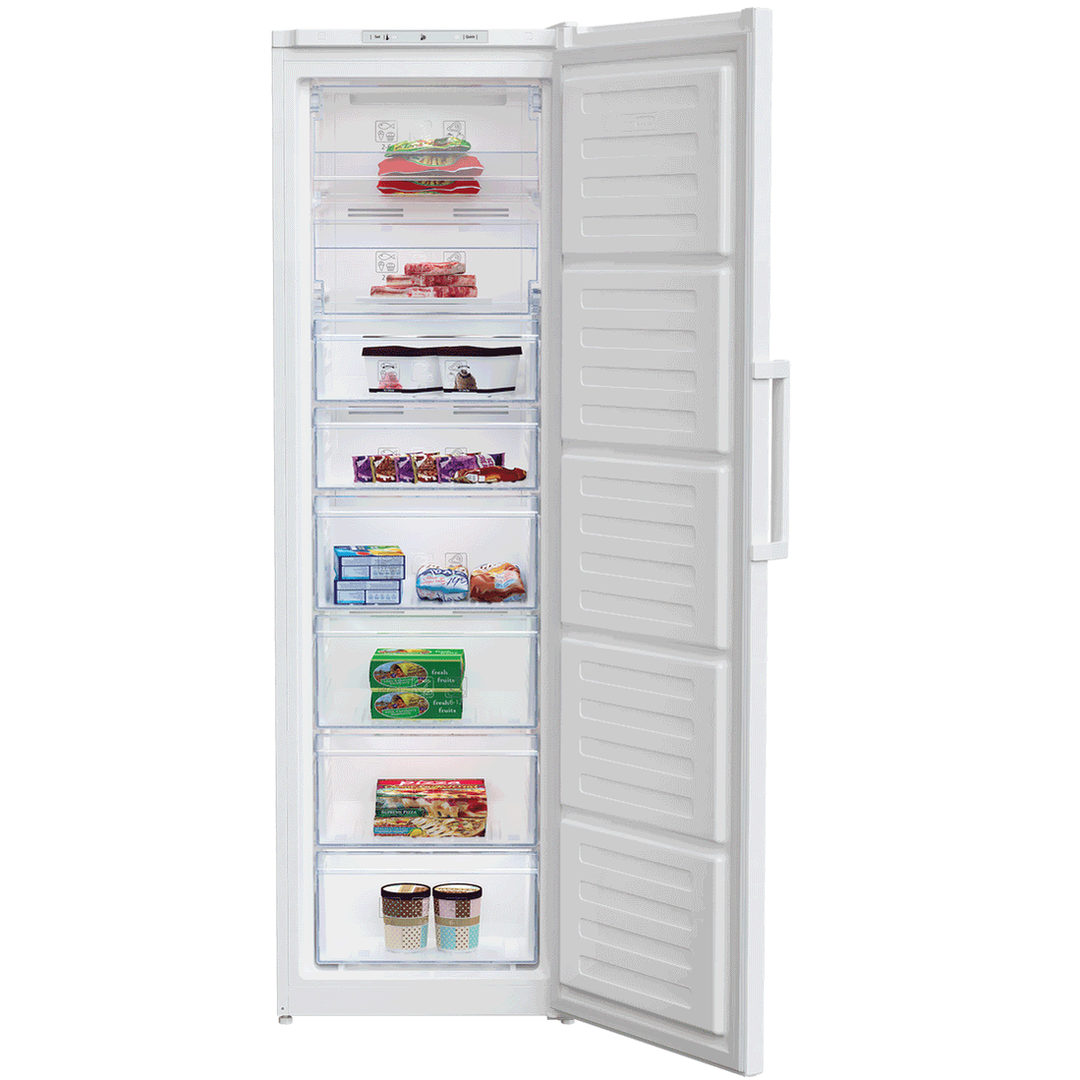 Beko Freestanding Tall Frost Free Larder Freezer | FFP3579W Beko Larder Freezer Euronics Ireland