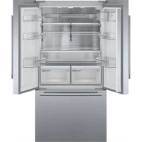 Bosch Serie | 8 American Fridge Freezer Stainless Steel | KFF96PIEP Bosch Fridge Freezer Euronics Ireland