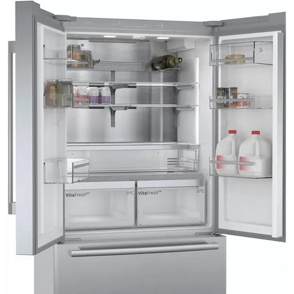 Bosch Serie | 8 American Fridge Freezer Stainless Steel | KFF96PIEP Bosch Fridge Freezer Euronics Ireland