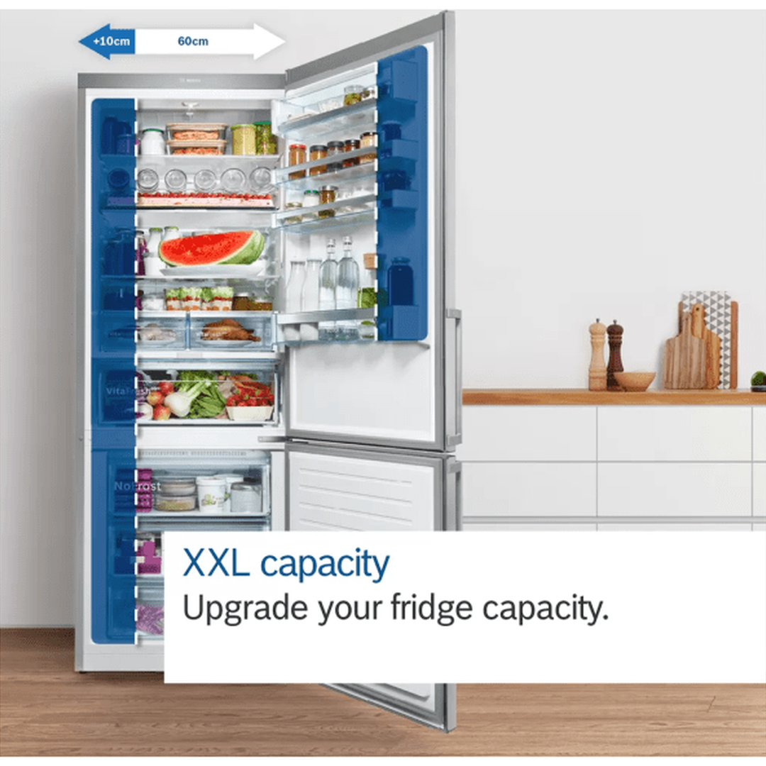 Bosch Series 4 86cm Freestanding Fridge Freezer | KGN86VIEA Bosch Fridge Freezer Euronics Ireland