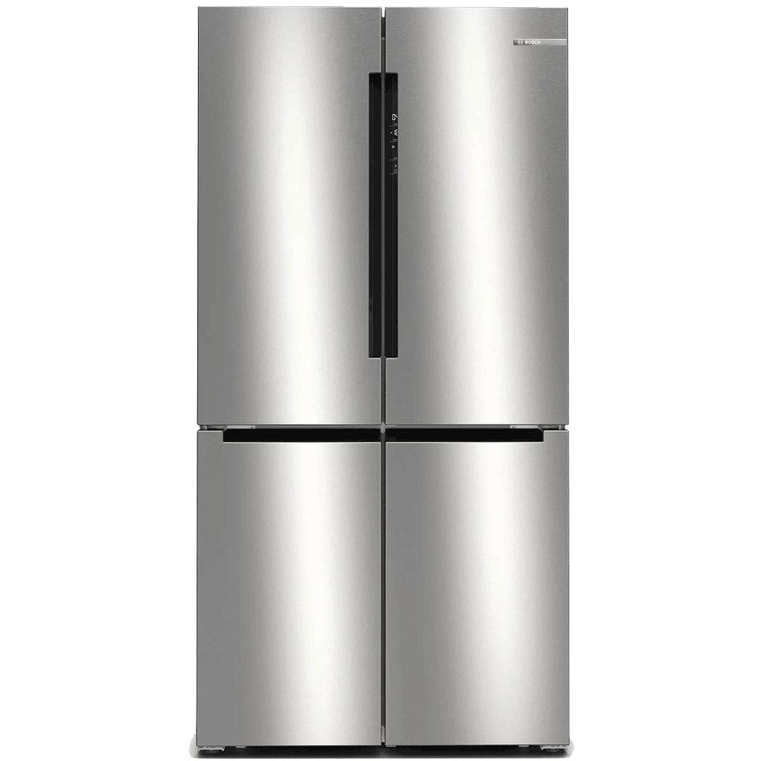 Bosch XXL KFN96VPEAG 4 door fridge freezer, front view
