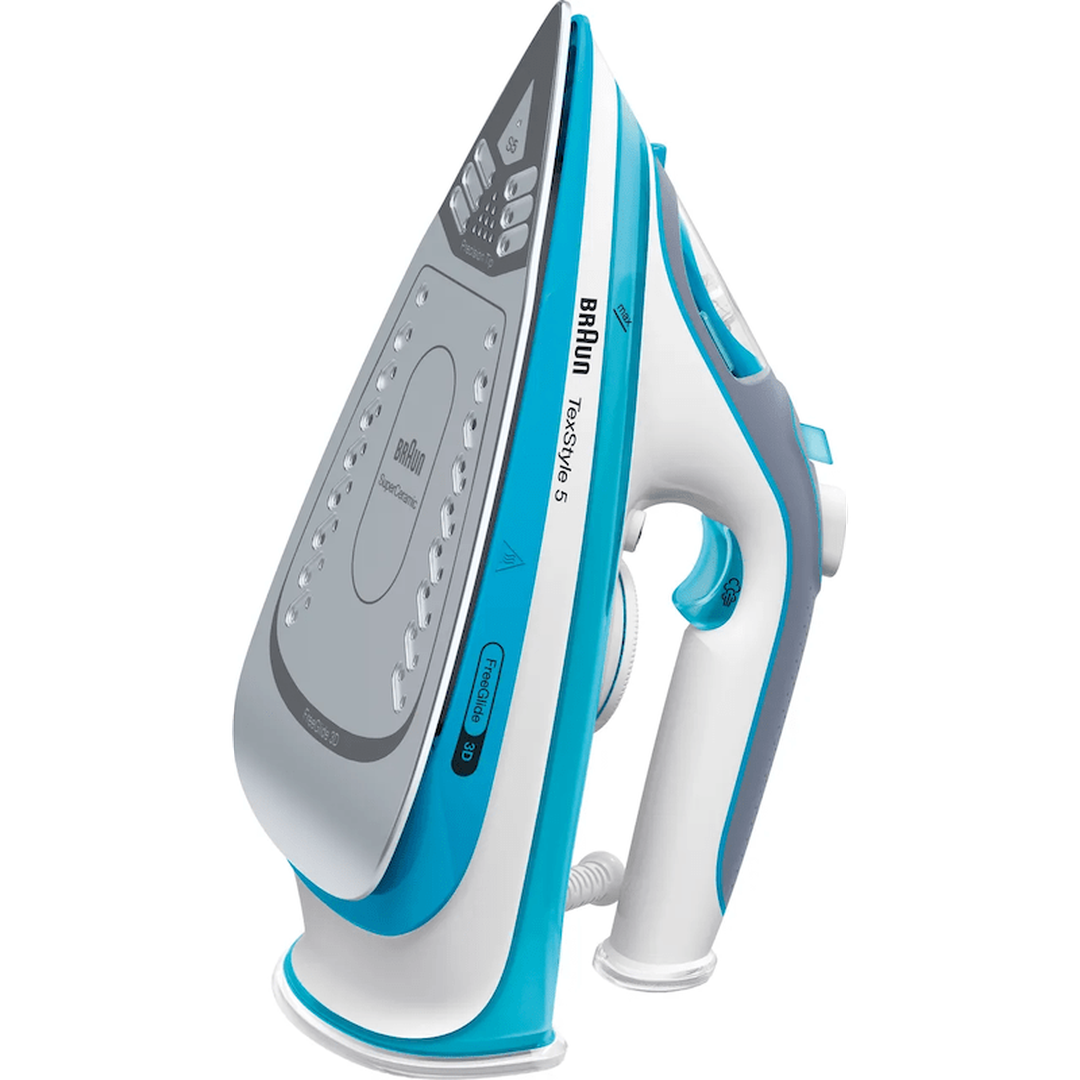 Braun TextStyle 5 Iron with FreeGlide 3D | SI5008BL Braun Irons Euronics Ireland