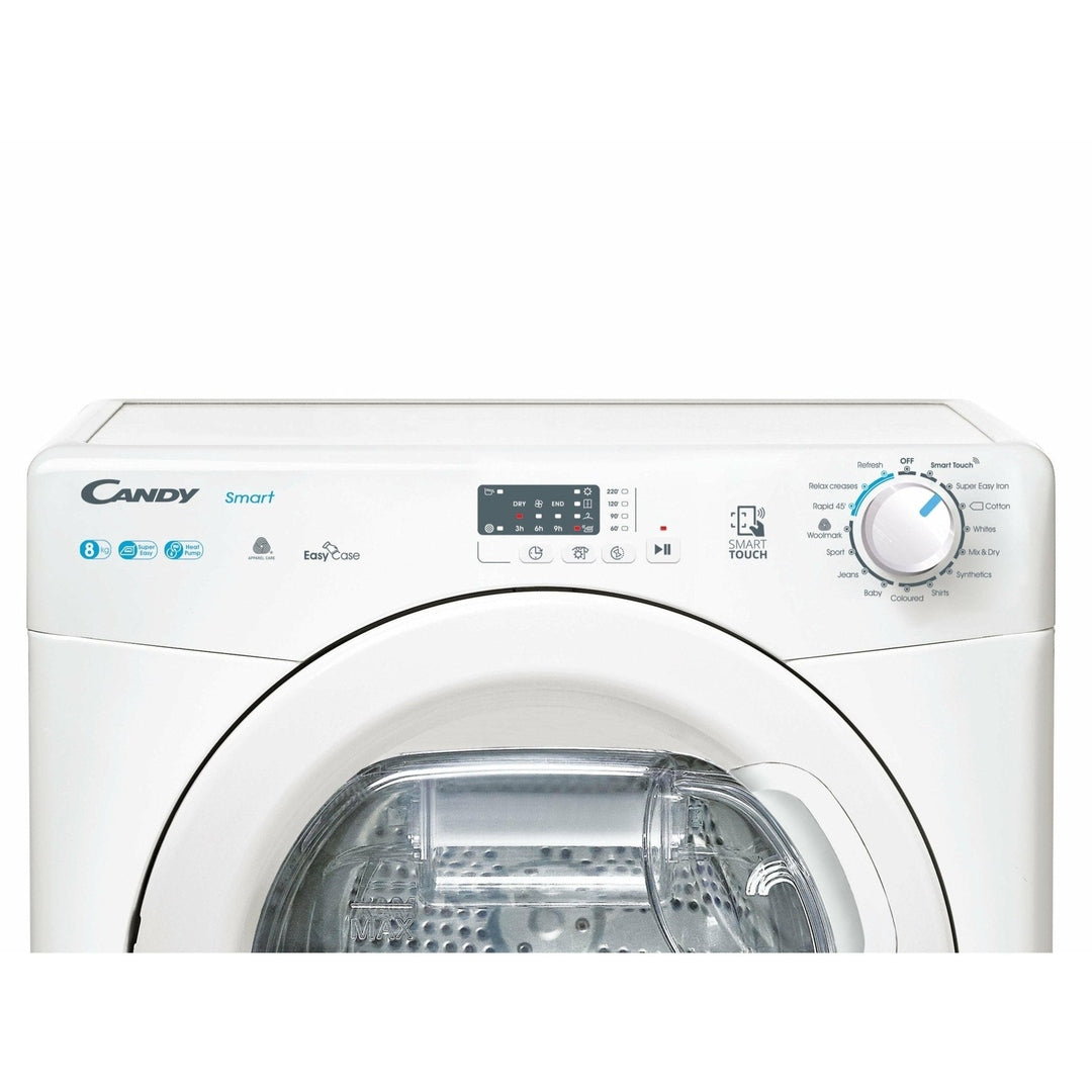 Candy Smart 8kg Heat Pump Dryer | CSE H8A2LE-80 Candy Tumble Dryer Euronics Ireland