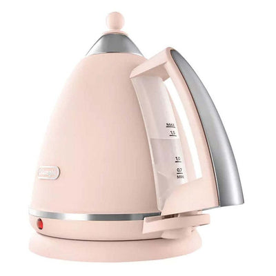 DeLonghi Argento Kettle | Flora Pink DeLonghi Kettle Euronics Ireland