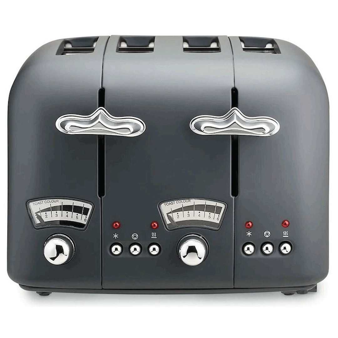 DeLonghi Argento Silva 4 Slice Toaster DeLonghi Toaster Euronics Ireland