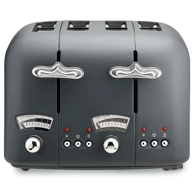 DeLonghi Argento Silva 4 Slice Toaster DeLonghi Toaster Euronics Ireland